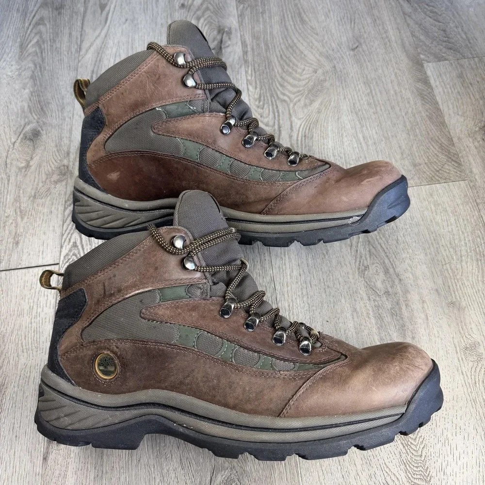 Timberland Boots Mens Size 12 Brown Camo Outdoor Performance Hiking 12182